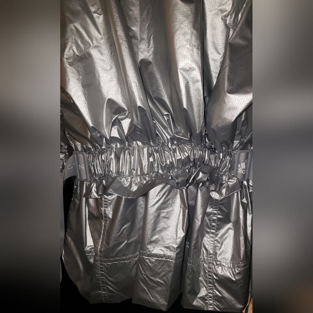 Adidas Stella McCartney black Silver windbreaker reflective Jacket - Picture 13 of 16